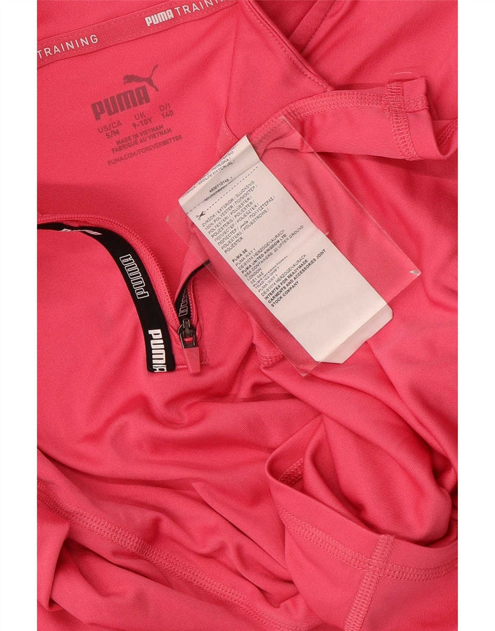 Puma majica s izrezom i trenirkom za djevojčice, ružičasta, 9-10 godina