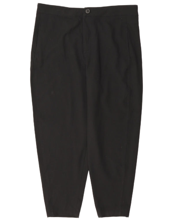 Zara ženske sužene chino hlače 2XL W34 L27 crne