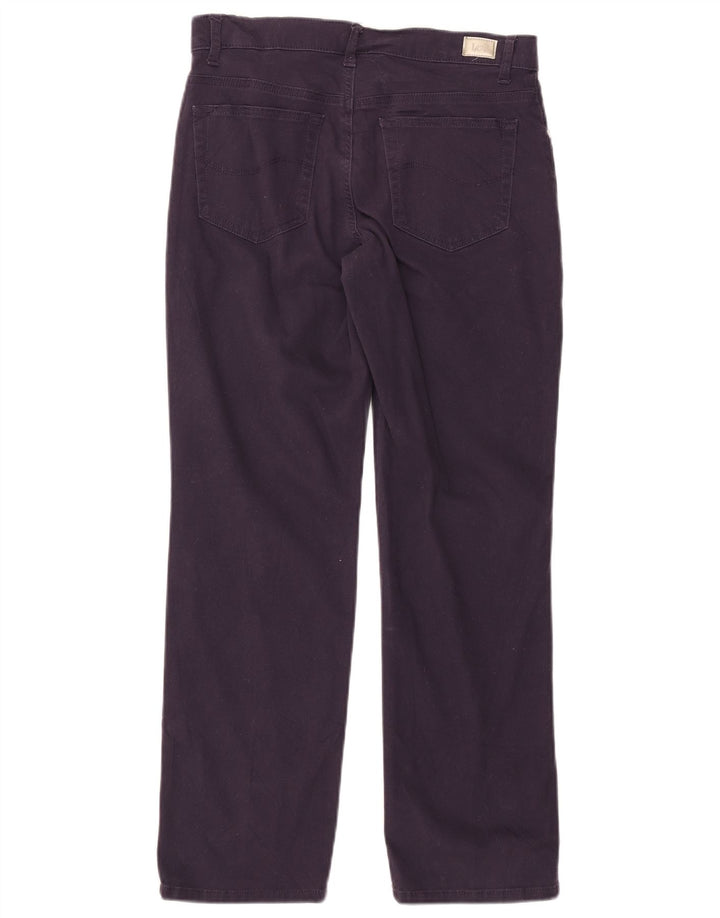 Lee ženske ravne traperice srednjeg kroja opuštenog kroja W30 L28 ljubičaste