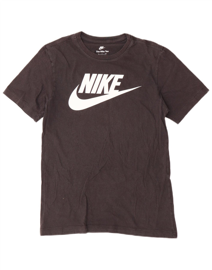 Nike Muška majica kratkih rukava s grafičkim motivima, mala, crna pamučna