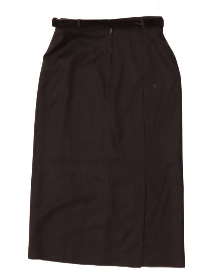 St. Bernard Ženska midi suknja US 12 Large W30 crna vuna