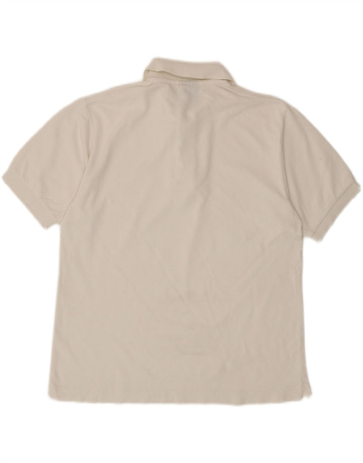KAPPA Mens Polo Shirt Small White Cotton Vintage Kappa and Second-Hand Kappa from Messina Hembry 