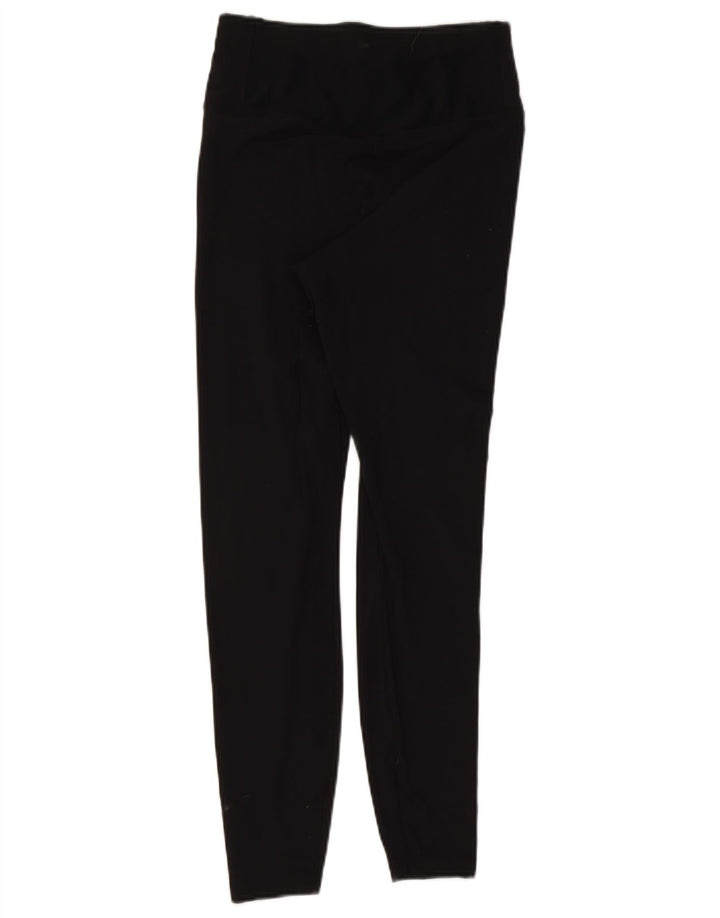Nike Ženske Dri Fit Leggings UK 12 srednje crne najlonske