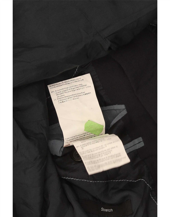 Hugo Boss muška jakna sa 2 gumba EU 54 2XL tamnoplava djevičanska vuna