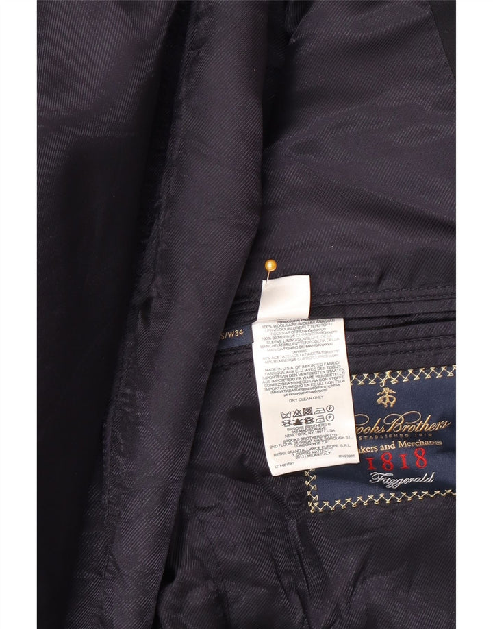 Brooks Brothers muška jakna sa 2 gumba UK 40 velika tamnoplava vuna