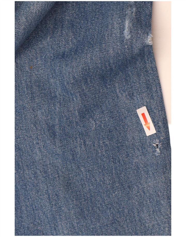 Levi's muške 521 ravne traperice W38 L34 plavi pamuk