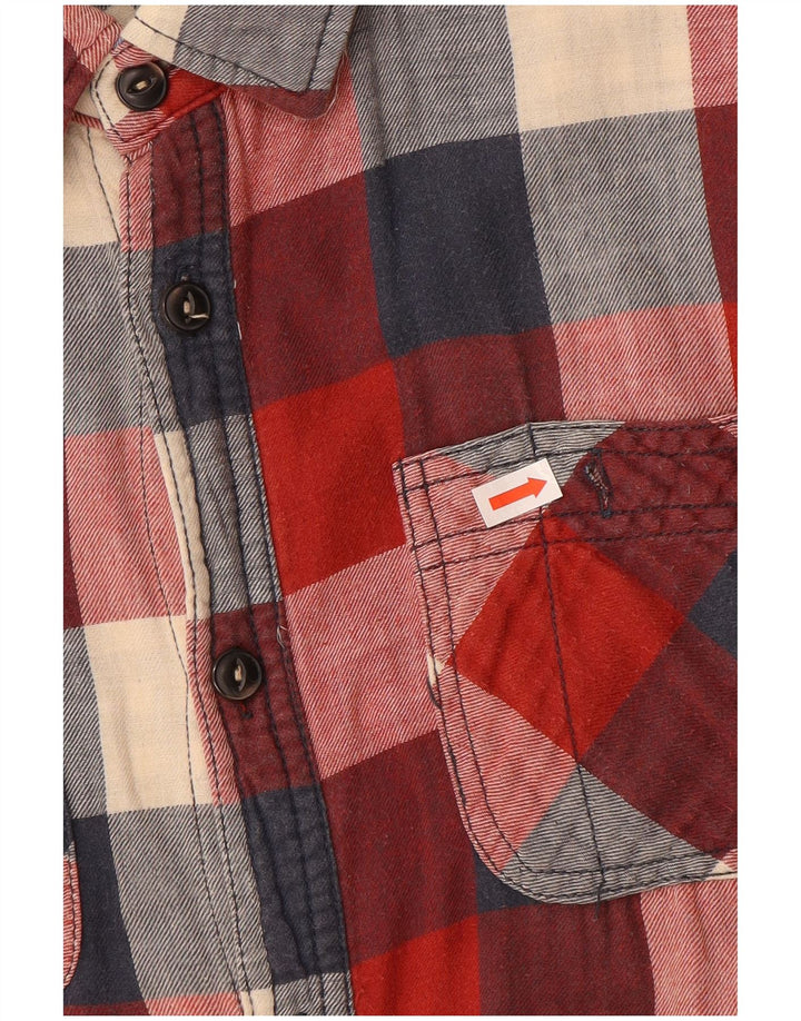 SCOTCH & SODA Muška flanelska košulja srednje crvene karirane boje