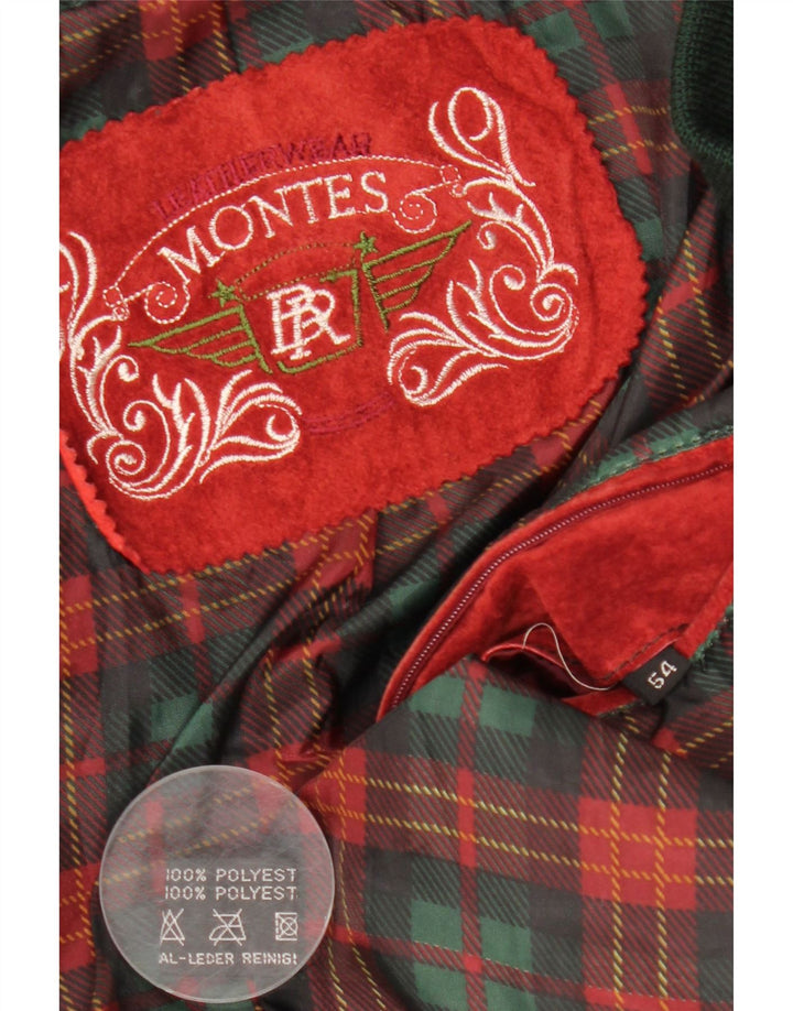 MONTES muška bomber jakna IT 54 2XL poliester crvene boje