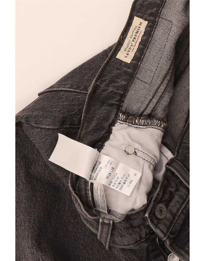 Levi's ženske 501 ravne traperice W28 L28 sive