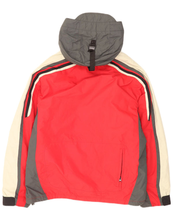 Diadora muška skijaška jakna s kapuljačom UK 42 XL Red Colourblock poliamid