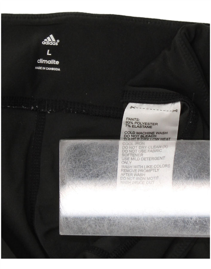ADIDAS ženske tajice Climalite UK 14 veliki crni poliester