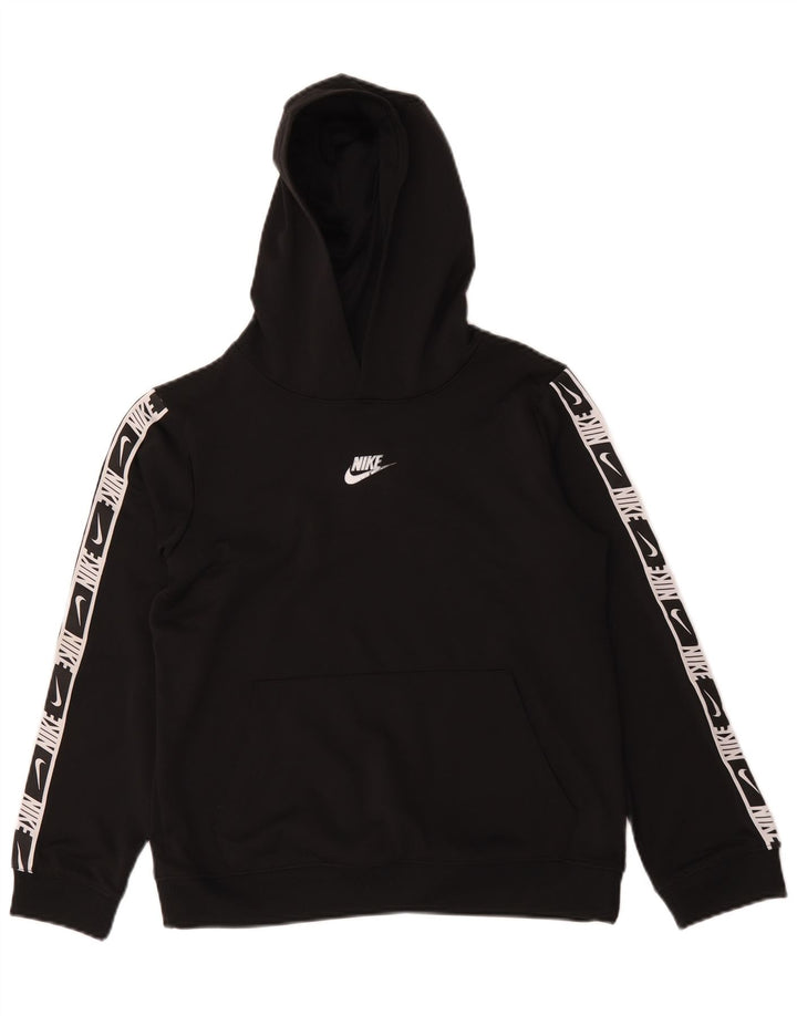 Nike Boys Graphic Hoodie Džemper 12-13 godina veliki crni poliester