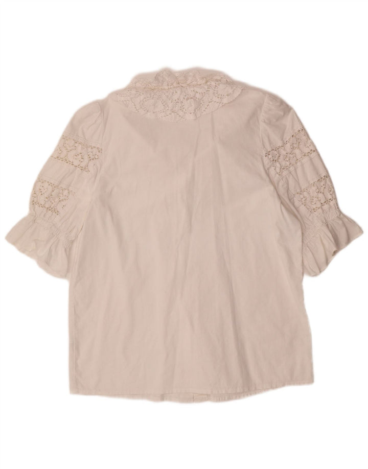 ALPHORN ženska košulja bluza IT 40 Srednje bijela