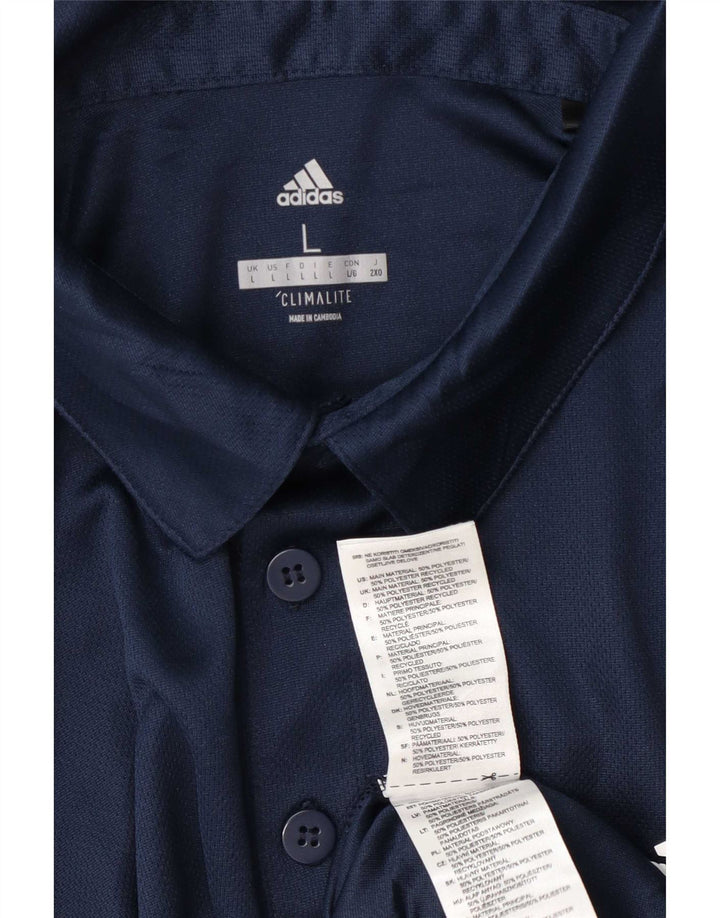 Adidas muška polo majica Climalite velika tamnoplava poliester