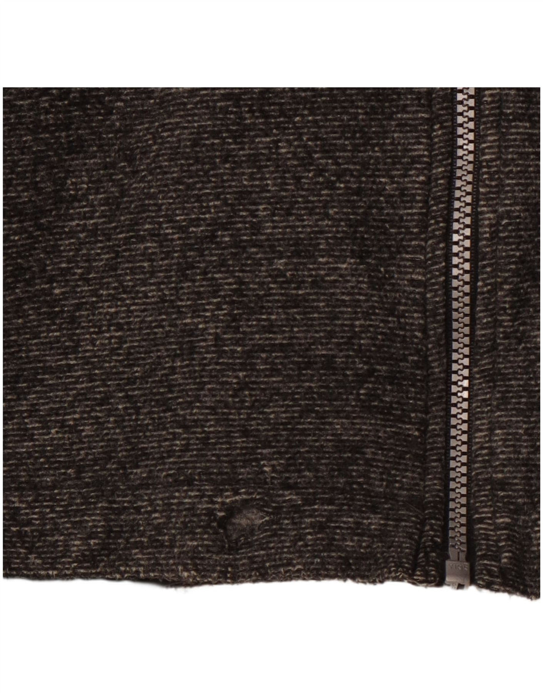 CHAMPION Muška flis jakna s kapuljačom UK 42 XL poliester u sivoj prugi