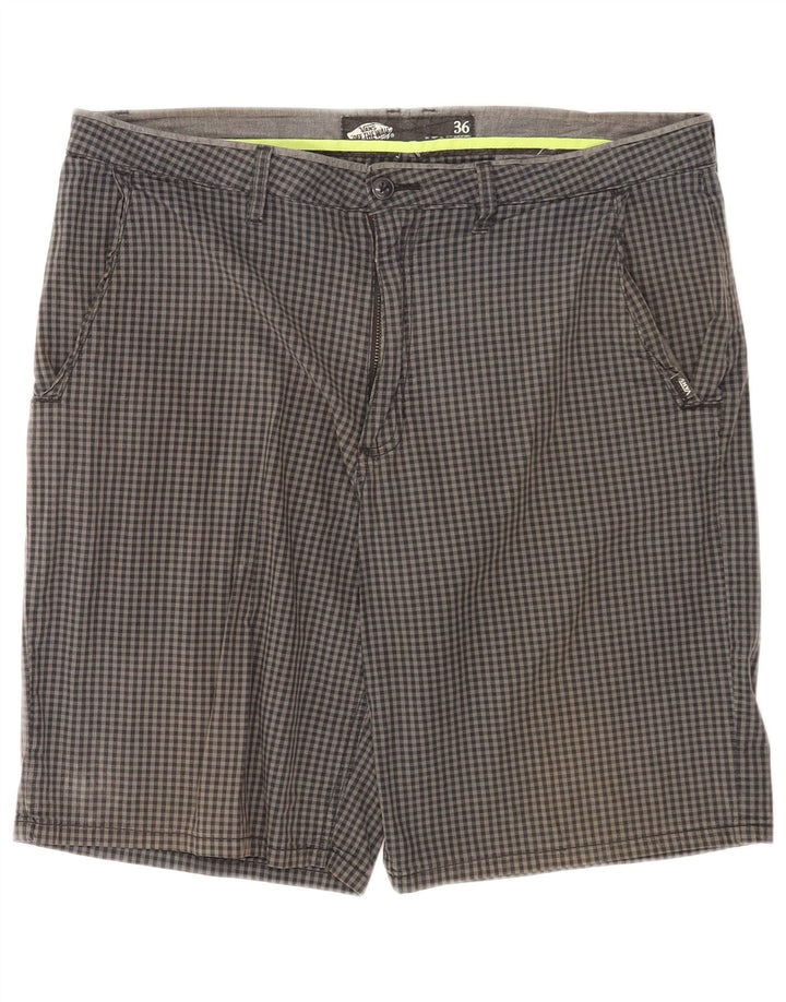 Vans Muške chino kratke hlače W36 Large Grey Gingham pamuk
