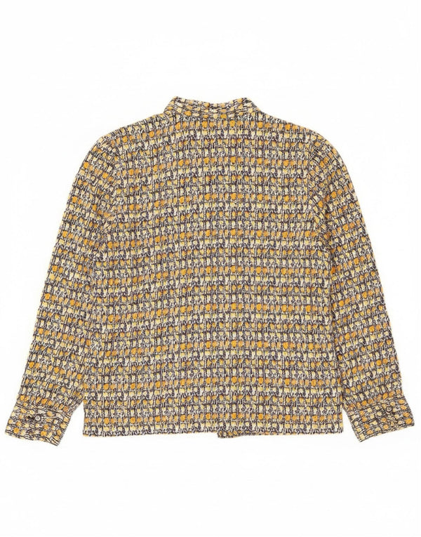 Vintage ženska košulja s apstraktnim uzorkom UK 14 velika višebojna