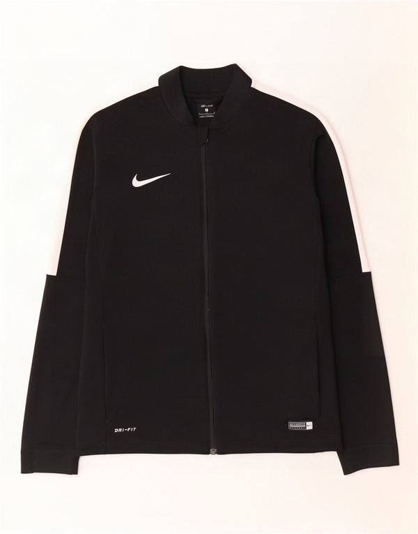 Nike Dri Fit trenirka velika jakna od poliestera crne boje