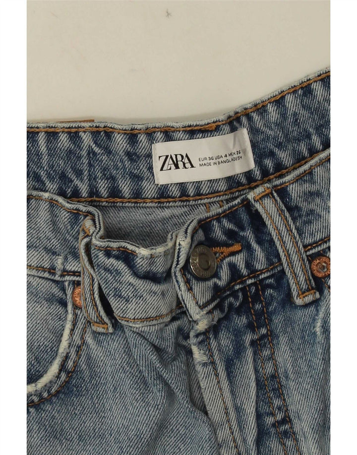Zara ženske traper vruće hlačice EU 36 XS W26 plave
