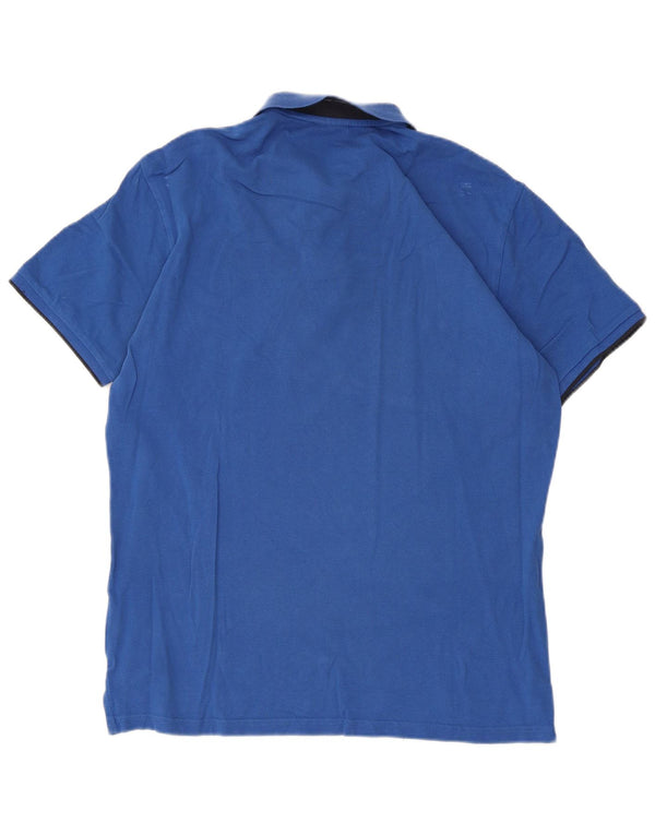 Conte of Firence Muška polo majica Large Blue Pamuk