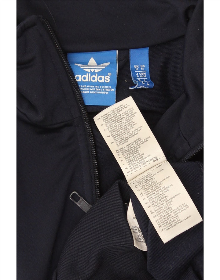 ADIDAS muška gornja jakna od trenirke srednje tamnoplavi poliester