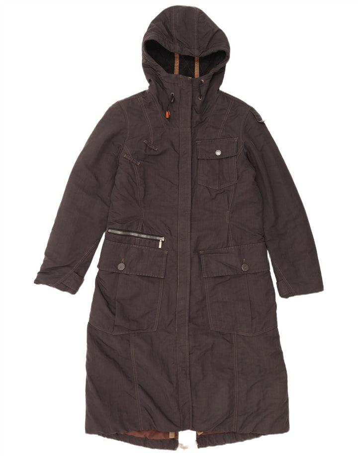 Murphy & Nye ženska prevelika parka jakna UK 10 Mala crna poliamidna