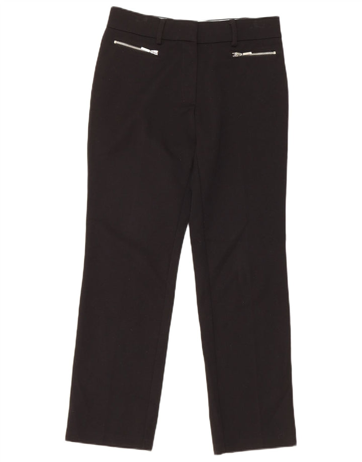 Marks & Spencer ženske skraćene hlače UK 8 male W26 L25 crni poliester