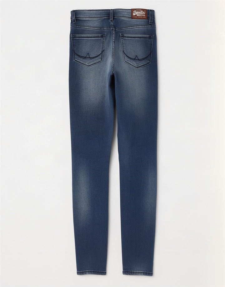 Superdry ženske traperice Alexia Jegging W27 L32 plavi pamuk