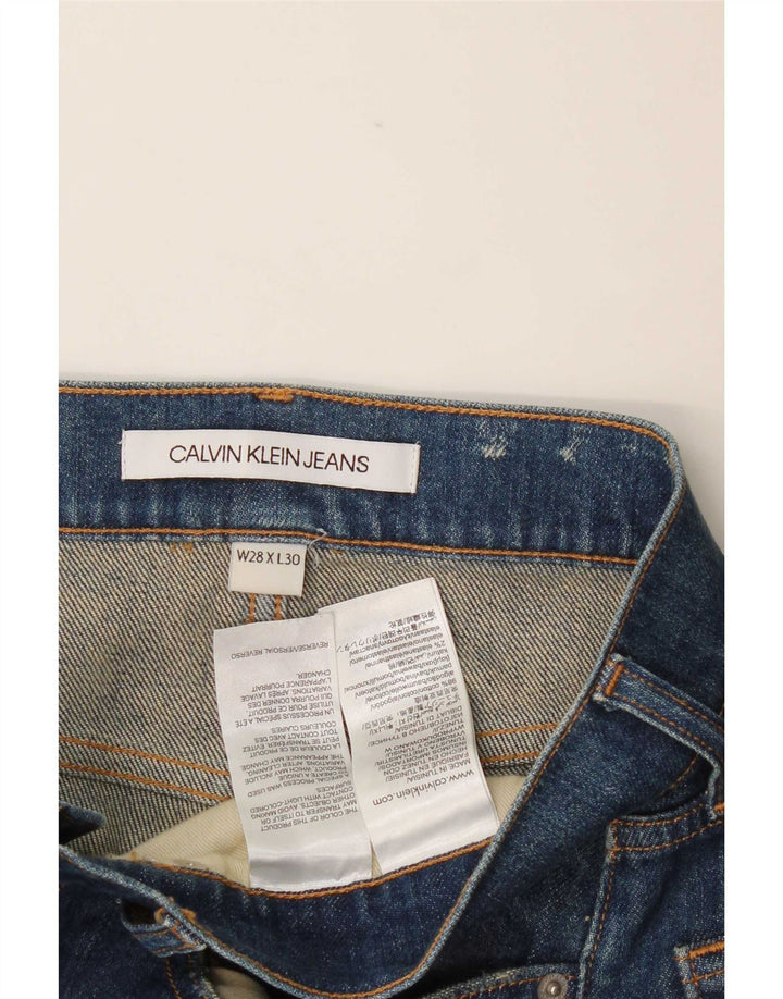Ženske uske traperice Calvin Klein, W28 L30, plavi pamuk