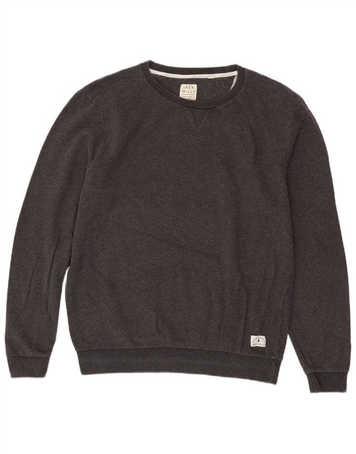 JACK WILLS Muška majica s kratkim rukavima Veliki sivi pamuk