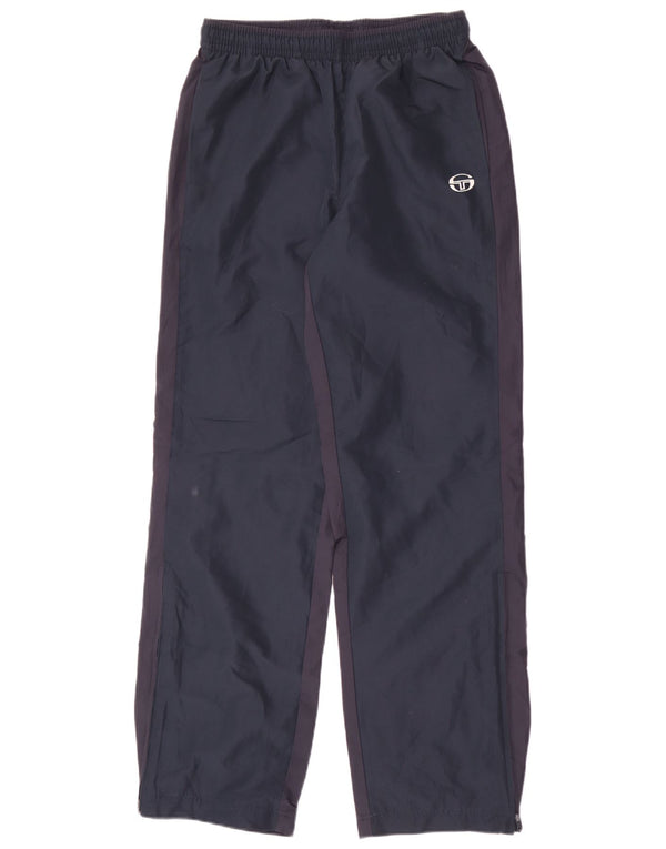 Sergio Tacchini Mens Tracksuit Trousers Medium Navy Blue Polyester