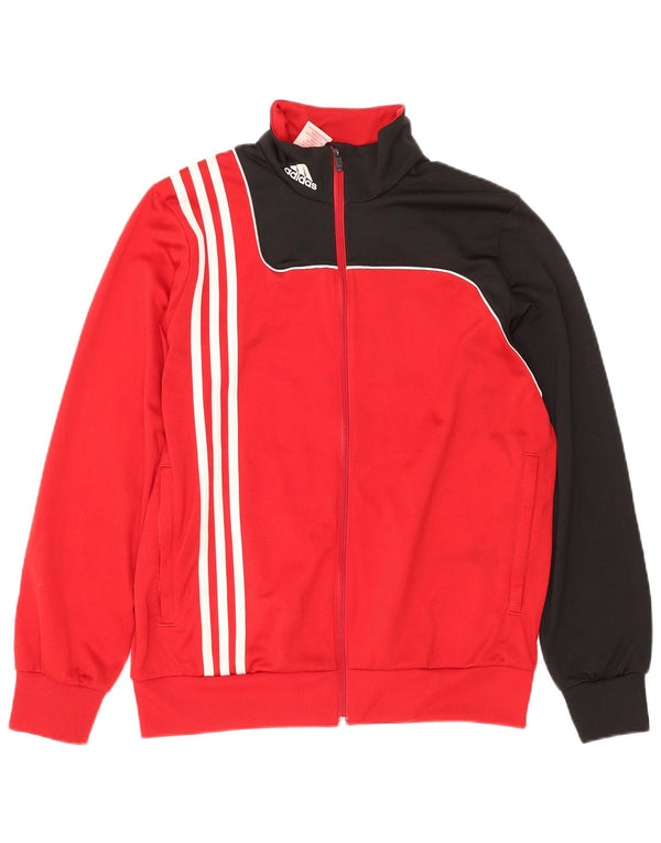 ADIDAS Gornja jakna trenirke za dječake 15-16 godina Red Colourblock Poliester