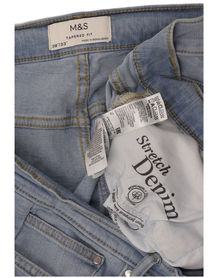 Marks & Spencer muške sužene traperice W38 L30 plavi pamuk