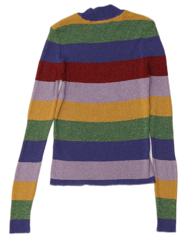 Zara ženska bluza Top UK 10 malih višebojnih pruga