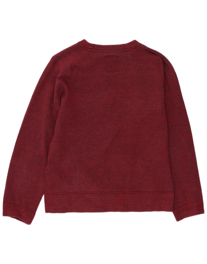 Nike ženska majica prekomjerne veličine UK 10 Small Maroon Cotton