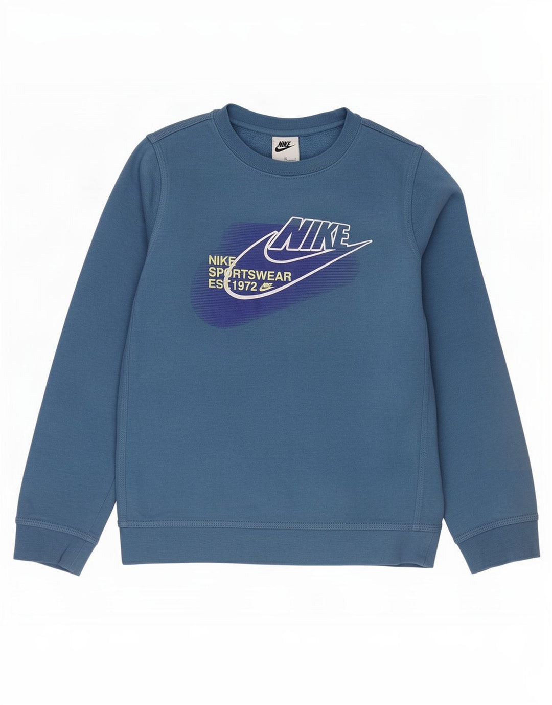 Nike Boys Graphic Sweatshirt Džemper 10-11 godina srednje plavi pamuk