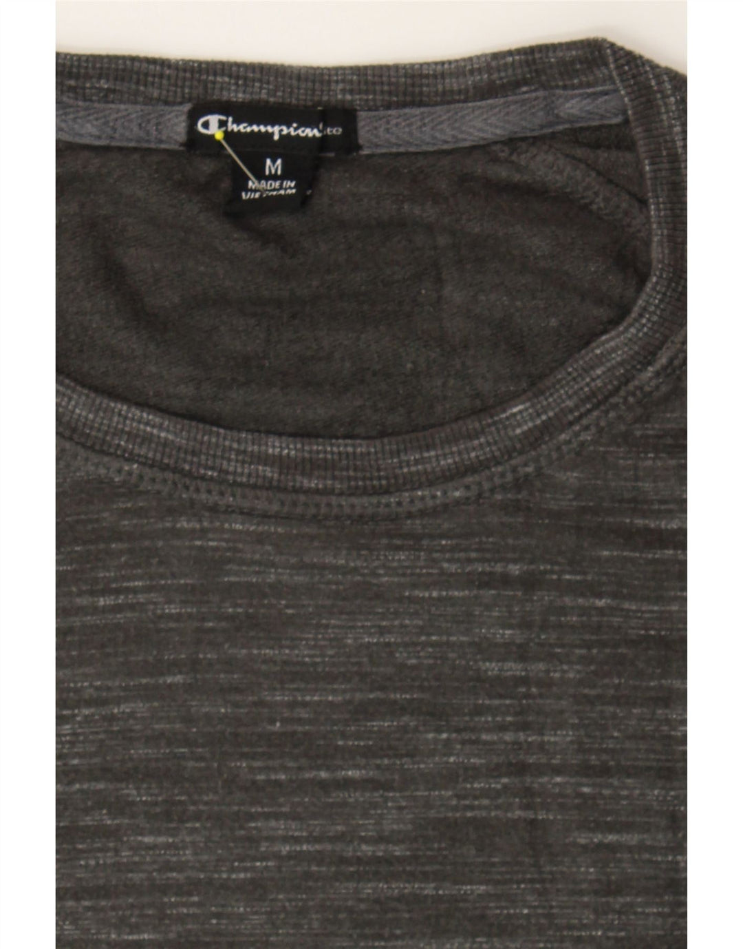 CHAMPION Womens Sweatshirt Jumper UK 14 Medium Grey Flecked Viscose Vintage Champion and Second-Hand Champion from Messina Hembry 