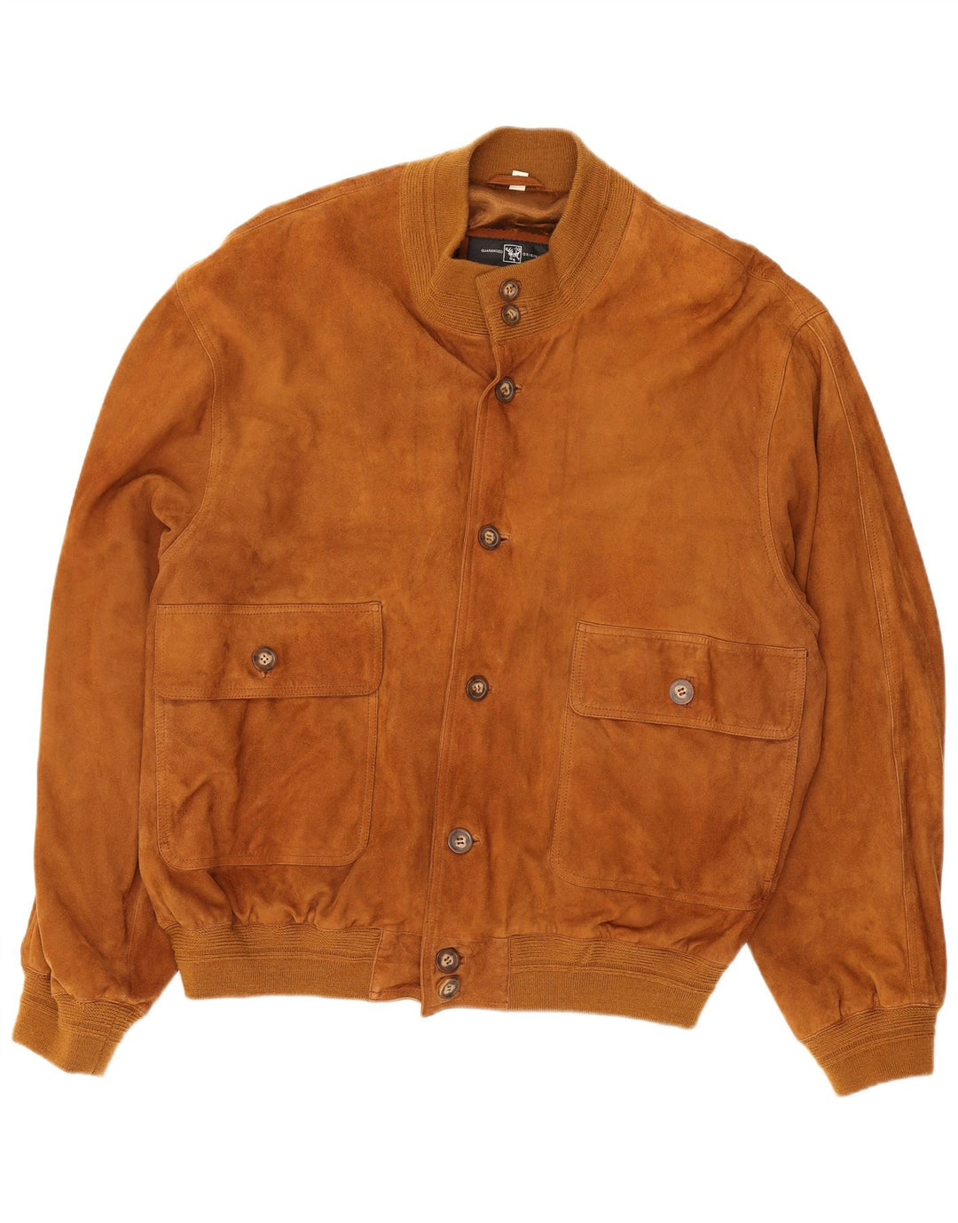 Vintage muška bomber jakna od brušene kože IT 54 2XL bež koža