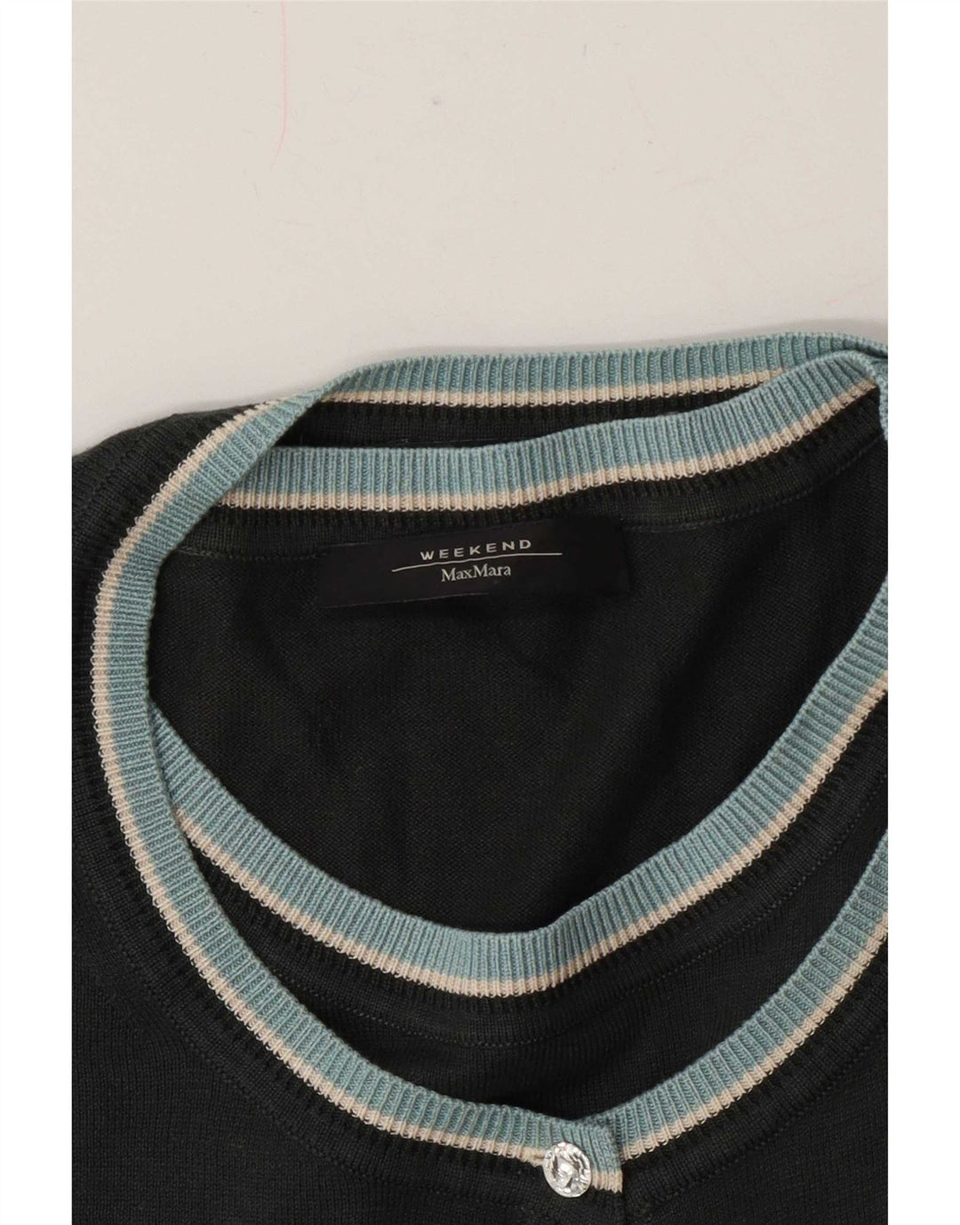 Max Mara ženski vikend kardigan džemper UK 16 veliki zeleni