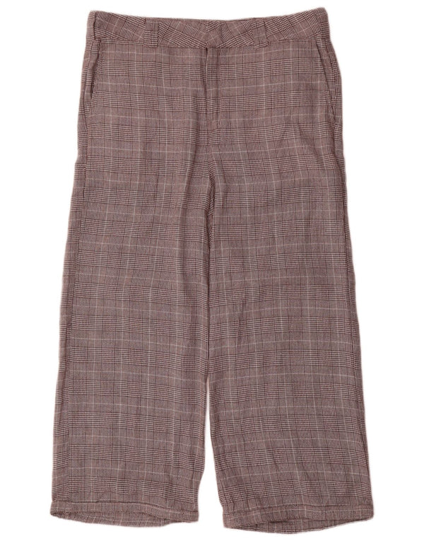 Dickies ženske kratke hlače opuštenog kroja US 14 XL W34 L26 smeđe karirane