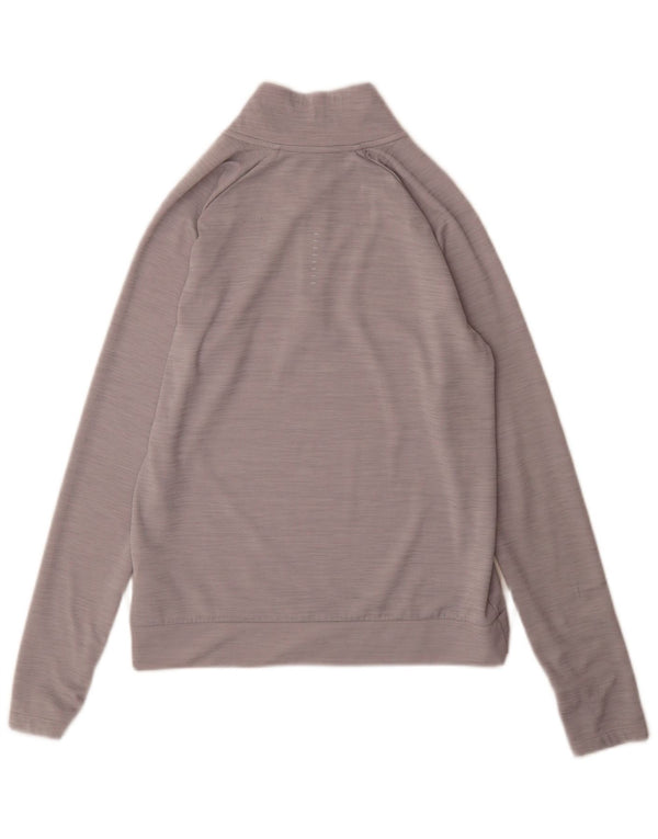 Nike muška trenirka s izrezom s patentnim zatvaračem Regular Fit XS siva sportska trenirka
