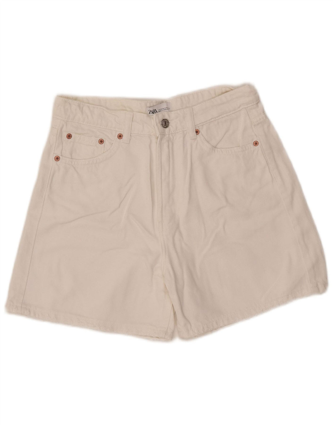 Zara ženske traper kratke hlače EU 40 srednje W30 bijele