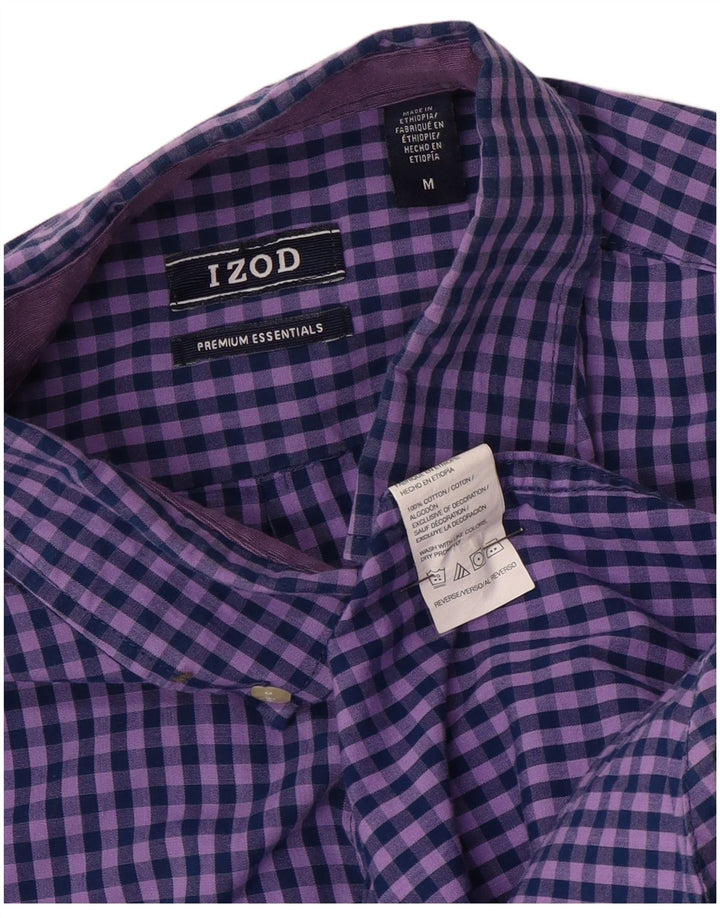 IZOD muška košulja srednje ljubičaste boje od gingham pamuka