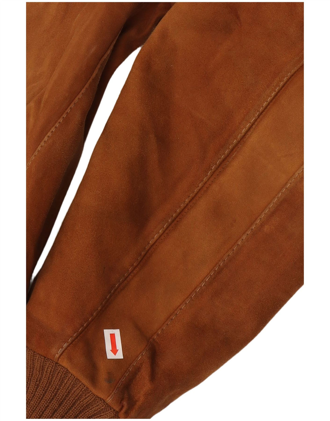 Vintage ženska bomber jakna od brušene kože UK 10 Mala smeđa