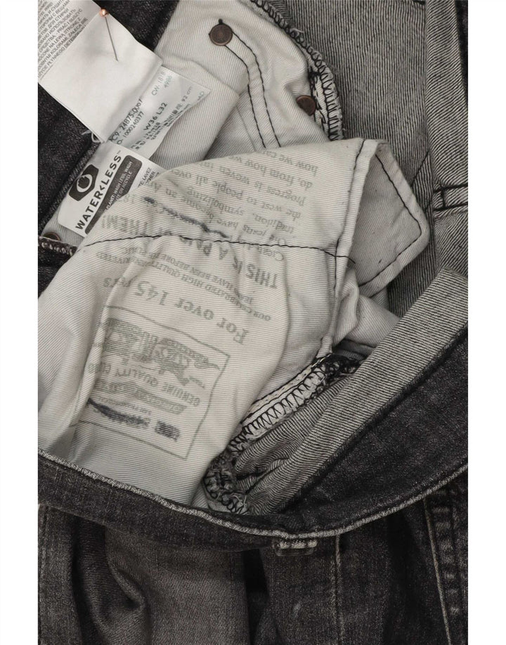 Levi's muške uske traperice W36 L32 sivi pamuk