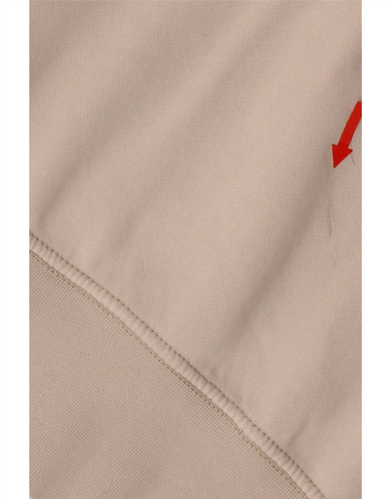 NIKE Womens Crop Loose Fit Sweatshirt Jumper UK 6 XS Beige Cotton Vintage Nike and Second-Hand Nike from Messina Hembry 