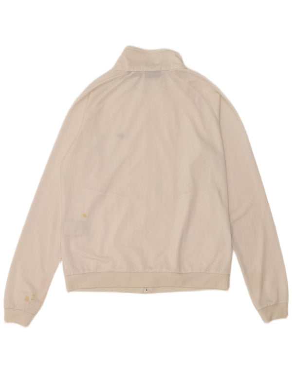 FILA ženska gornja jakna trenirke UK 12 Srednje bijeli poliester