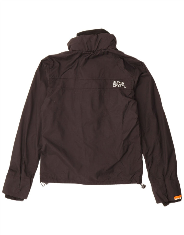 Muška kišna jakna Superdry Graphic UK 36 Mala crna najlonska