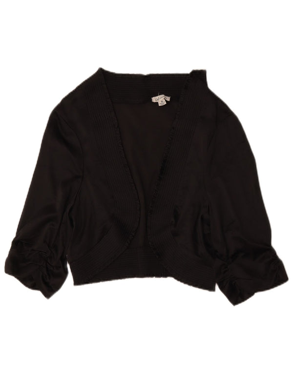 Marks & Spencer ženski autograph bolero top kratkih rukava UK 18 XL crna