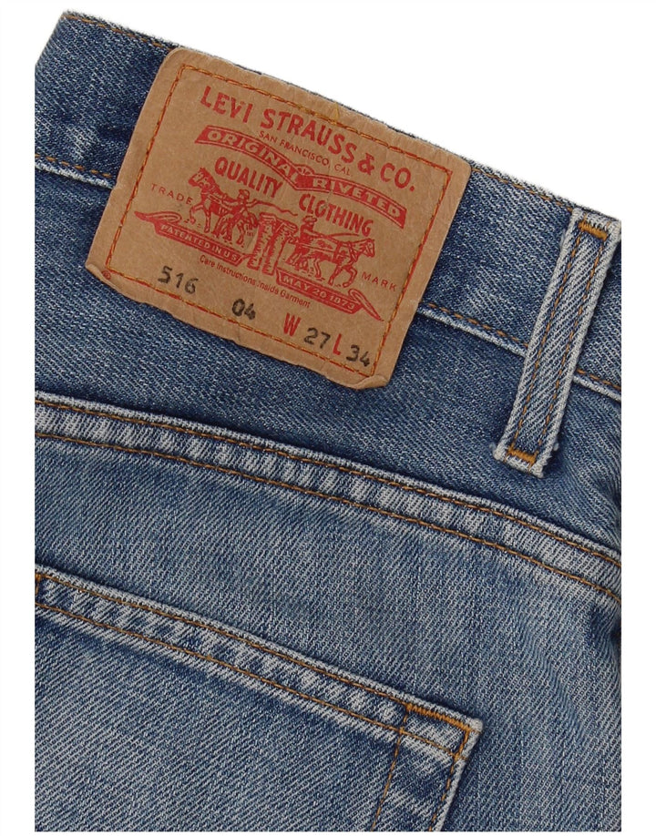 Levi's muške 516 skraćene traperice W27 L25 plave